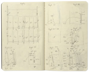 Sketchbook, 2009, pencil on paper, 9 x 14 cm