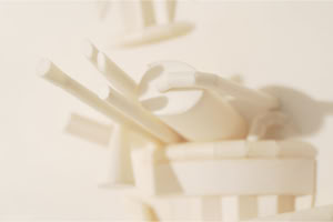 Detail Untitled (Rosa Klett, Kueferwerkzeug, Zimmer hinten rechts), 2009, paper / beeswax, 102 x 73 x 5 cm