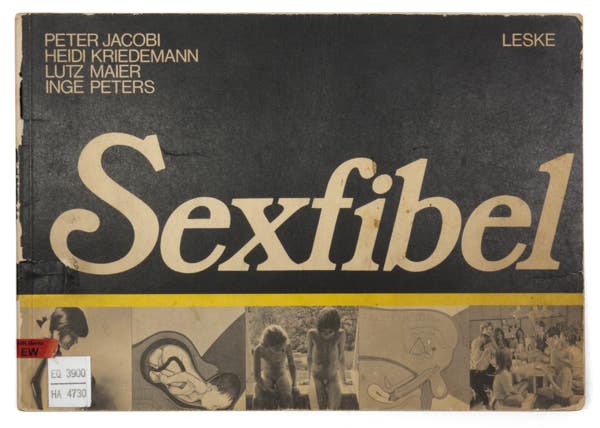 Book of Herbert Stattler’s reserve shelf, a collection of sex education books and related literature since 1904.