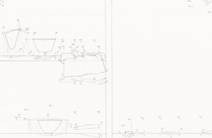 Detail Untitled (Buehler, Honold, Zimmer, …), 2009, pencil on paper, 102 x 73 cm